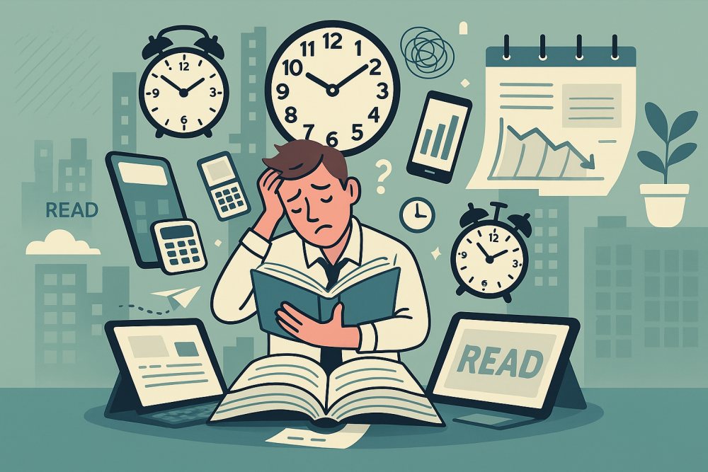 時間が足りない現代人の読書事情