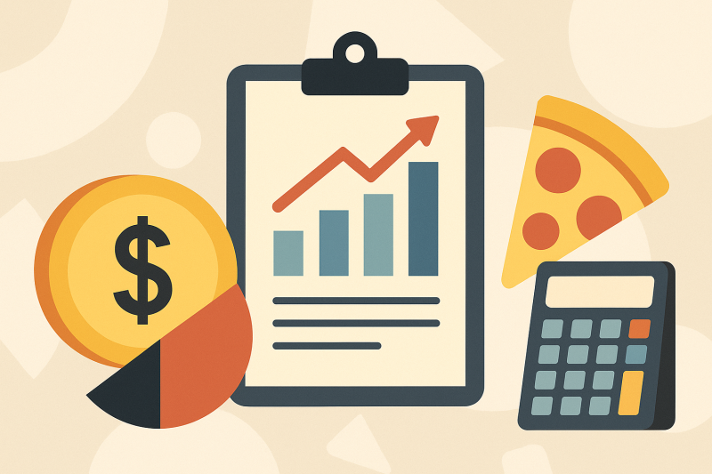 数字で見るデリバリーピザの価格構成