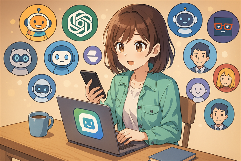 どんなAIチャットアプリがあるのか？