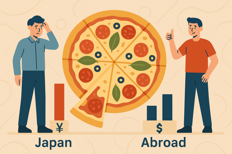 日本の宅配ピザは本当に高い？海外との違いを比較