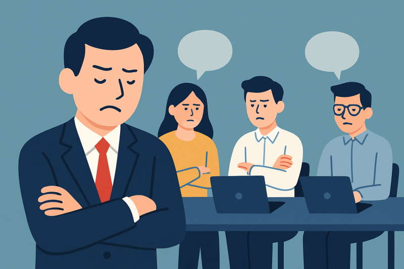 「部下が発言しない」「チームの雰囲気がギスギスしている」そんな悩み、ありませんか？