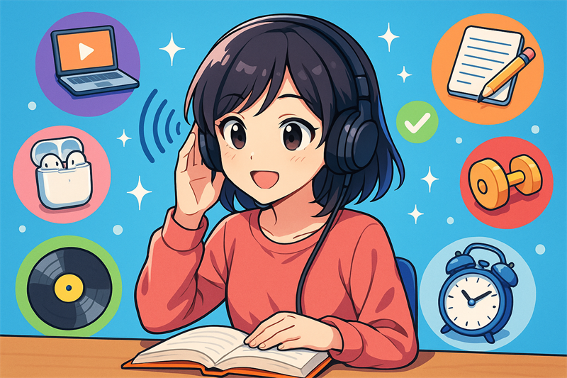 オーディオブックに集中するための7つのコツ