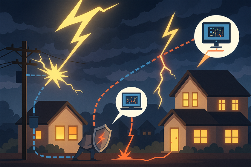 雷による電気的被害の仕組み