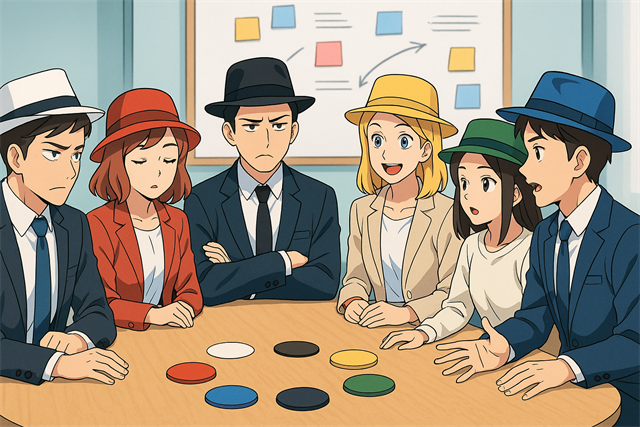 シックスハット法の6つのハットの役割