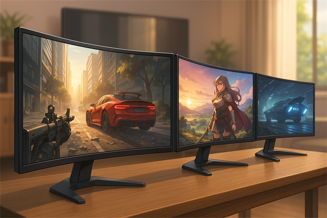 ゲーマーにおすすめの湾曲モニター