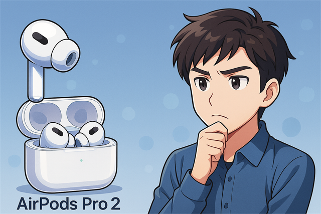 現状のAirPods Pro 2で満足できるか？