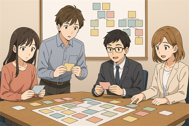 職場でのKJ法活用事例